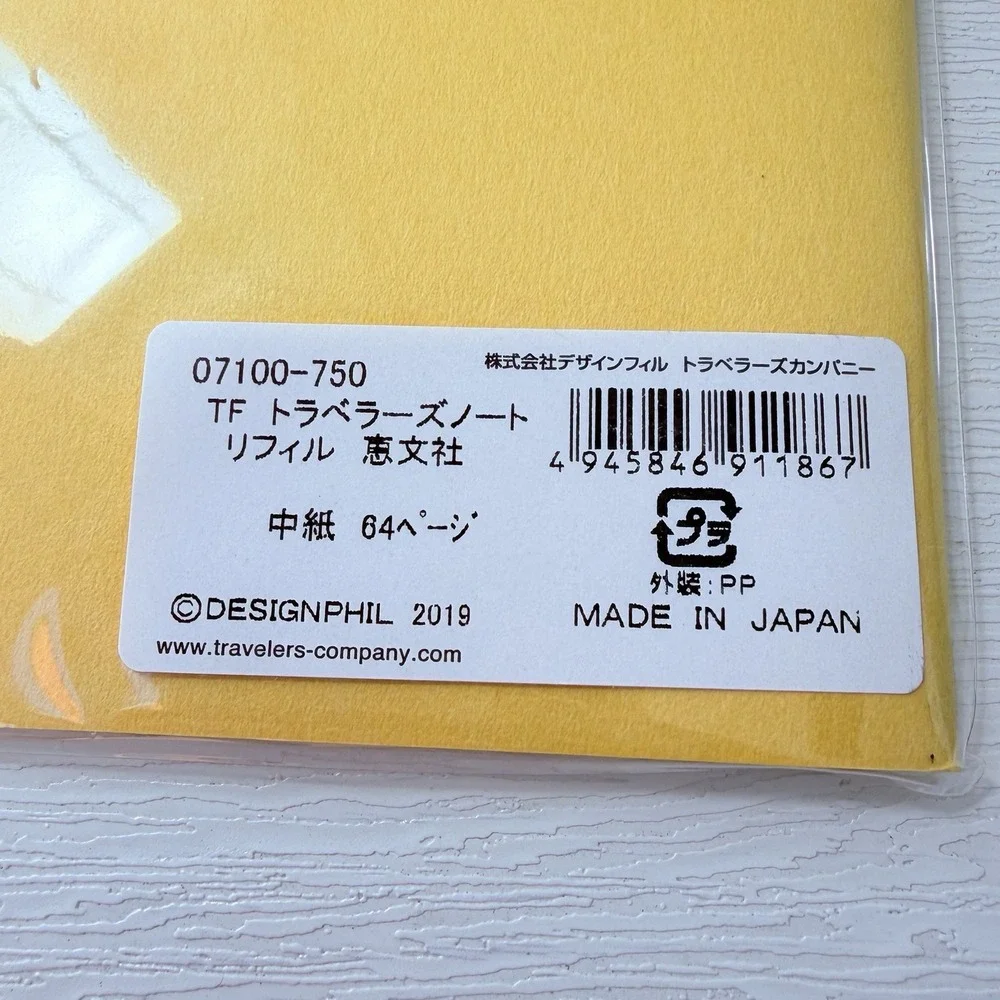 NEW Traveler's Notebook Stamp Note Regular Refill Keibunsha JAPAN